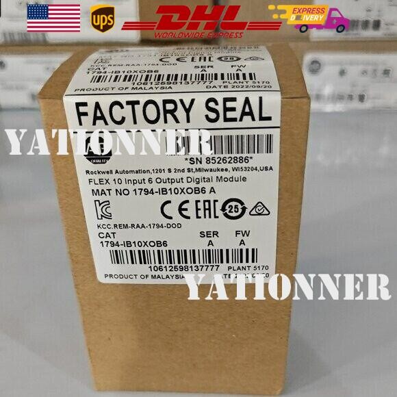 New Factory Sealed AB 1794-IB10XOB6 SER A Flex I/O Digital Combination Module