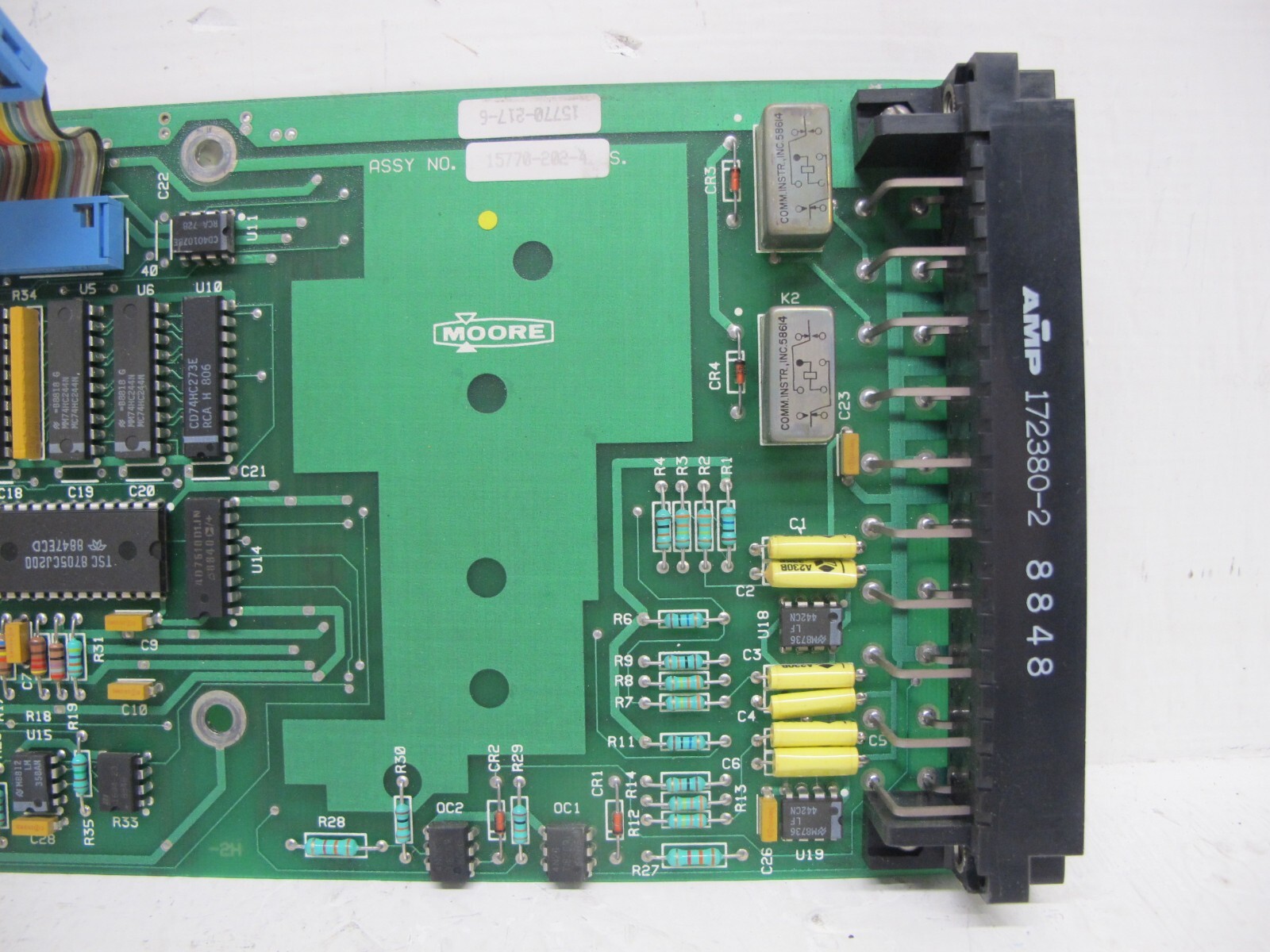 Moore Loop Controller 15770-202 Digital Single Loop 15770-217 Board PCB 16105-36