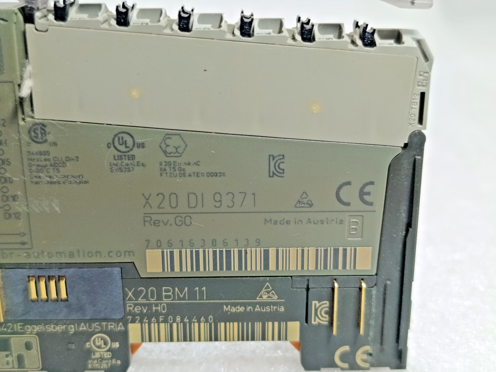 B&R X20-DI-9371 DIGITAL INPUT I/O MODULE – Used