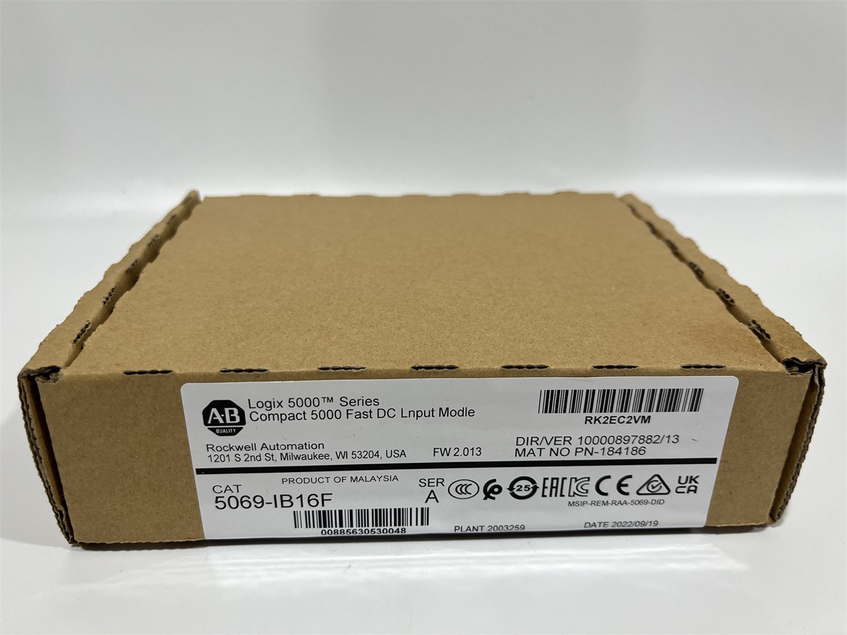 16-Ch Fast 24V DC Sink Input New 5069-IB16F Compact 5000 I/O