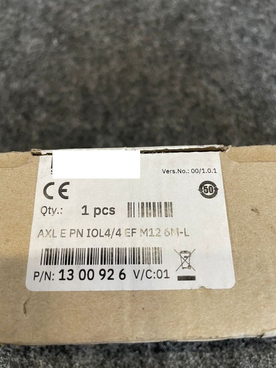 Phoenix Contact AXL E PN IOL4/4 EF M12 6M-L Communication module