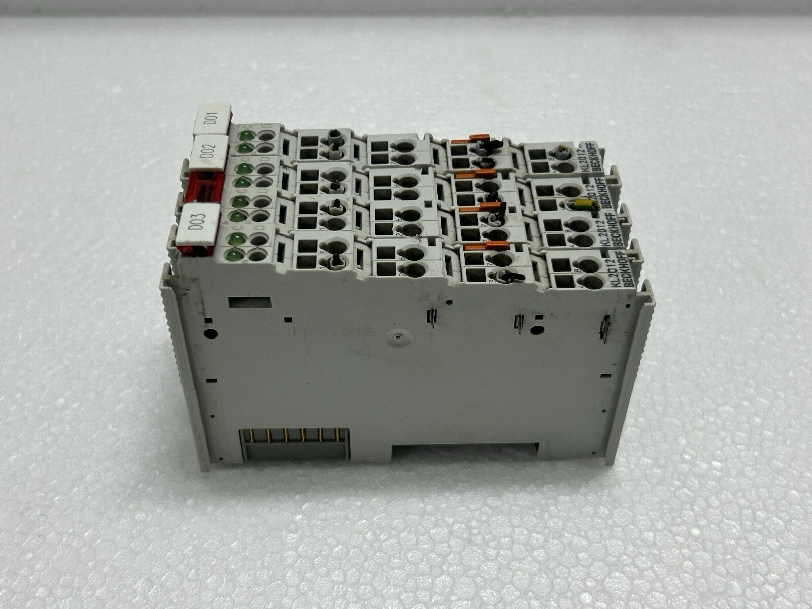 LOT OF 4PCS BECKHOFF KL2012 BUS TERMINAL 2-CHANNEL DIGITAL OUTPUT 24 VDC