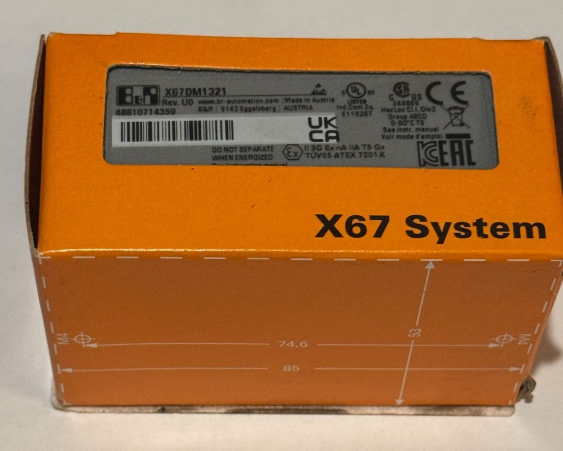 B&R X67DM1321 Digital Mixed I/O IP67 Module –Free 2nd Day Shipping