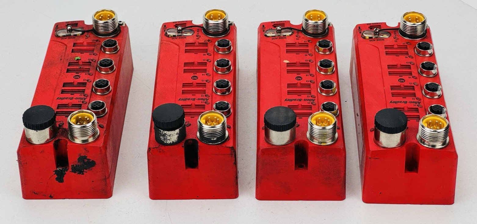 (LOT OF 4) Allen-Bradley 1732DS-IB8 DeviceNet Guard I/O Block Safety *WARRANTY*