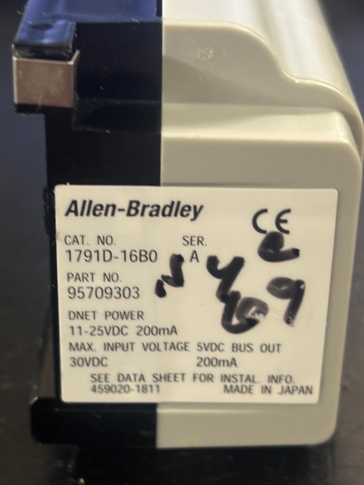 Allen Bradley, 1791D-16B0 Compact I/O Module, Series A, DeviceNet I/O Block