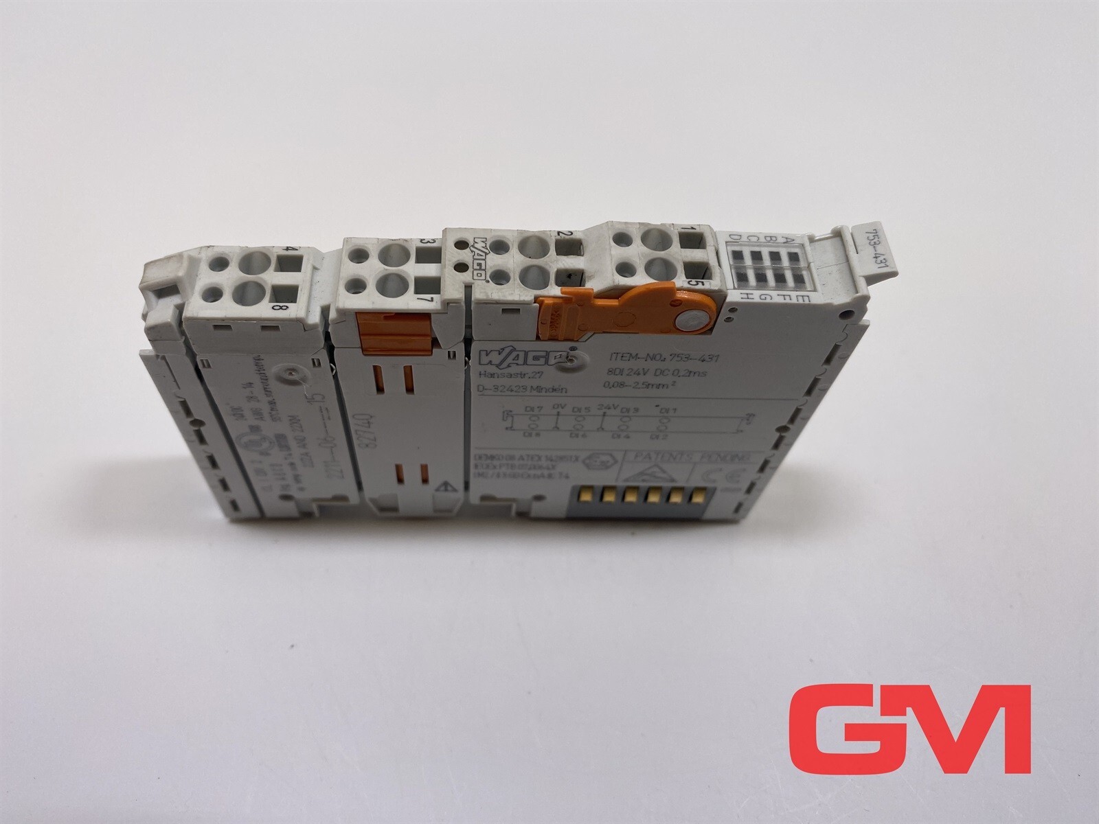 Wago 8-channel digital input 753-431 8-channel digital input 24V DC 0,2ms module