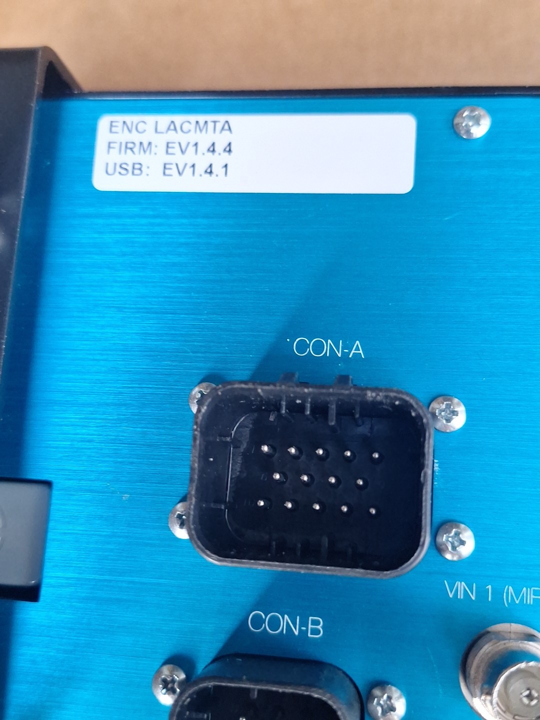 I/O CONTROLS Dinex G4 G4-MFD-03-EL1 Bus Controller Display Gillig MCI