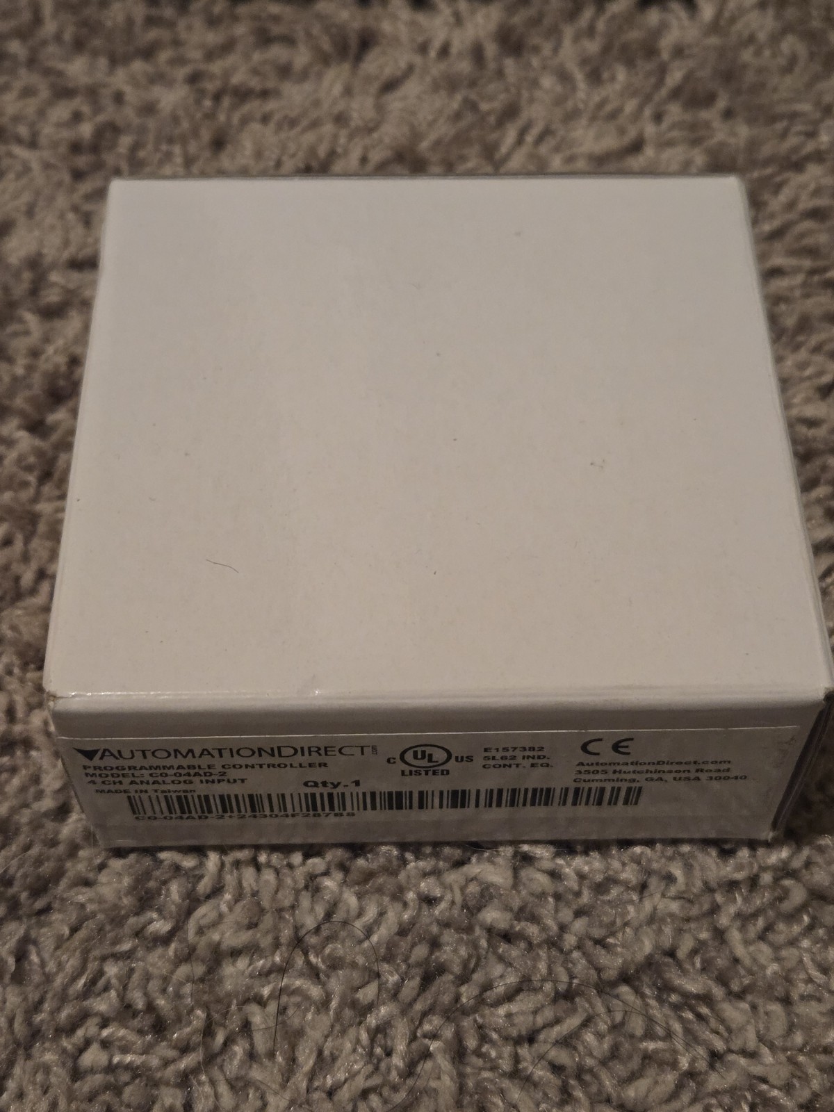 AutomationDirect CLICK CO-04AD-2 Analog Input Module 4-Ch 0–10VDC NEW Open Box