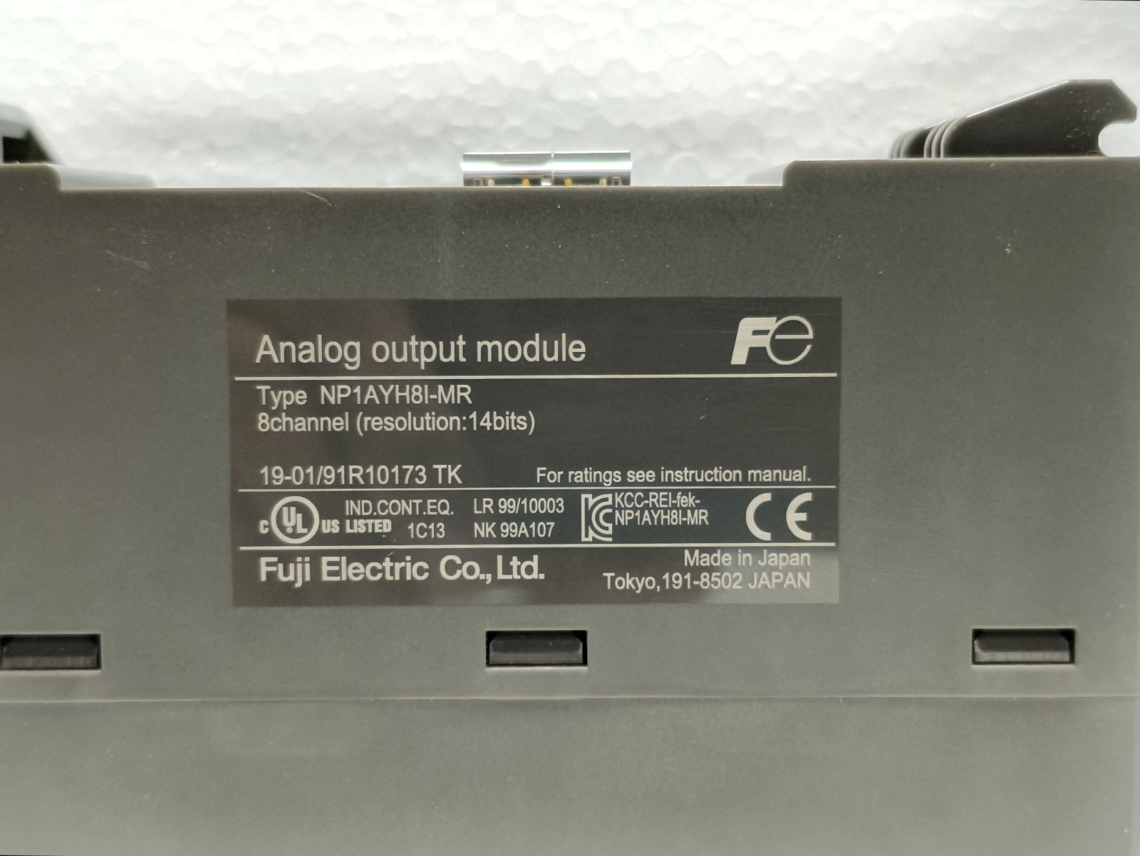 Fuji Electric NP1AYH8I-MR Analog Output Module PLC 8Ch 14bit MICREX-SX