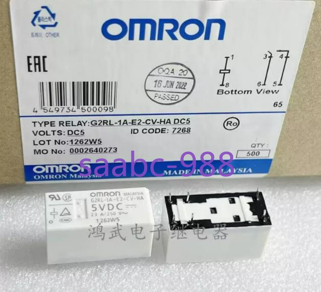 1PCS NEW Omron G2RL-1A-E2-CV-HA-5VDC relay 5V 23A 6-pin