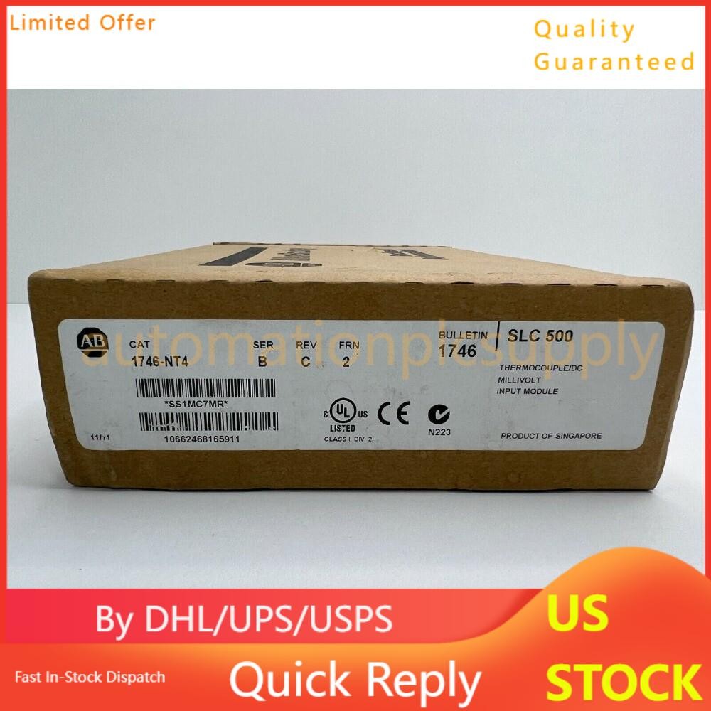 New Factory Sealed AB 1746-NT4 SLC 500 Input Module PLC 1746NT4 US Free Tax