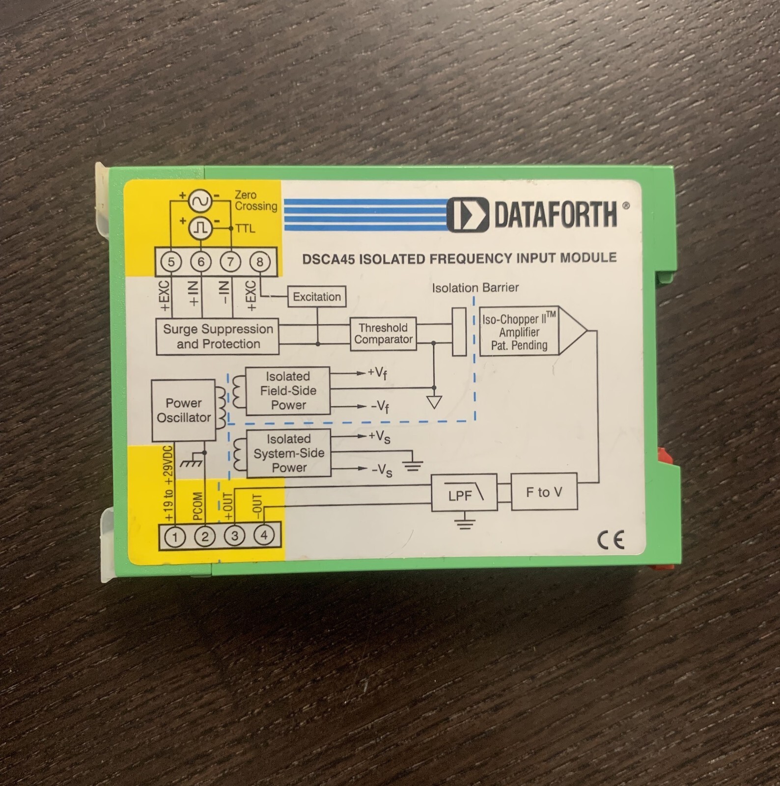 Dataforth Frequency Input Signal Conditioner #DSCA45-07C