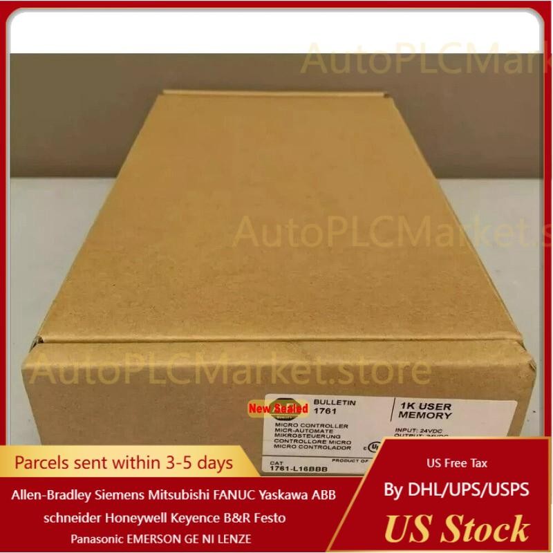 Factory Sealed 1761-L16BBB MicroLogix 1000 Controller US Free Tax