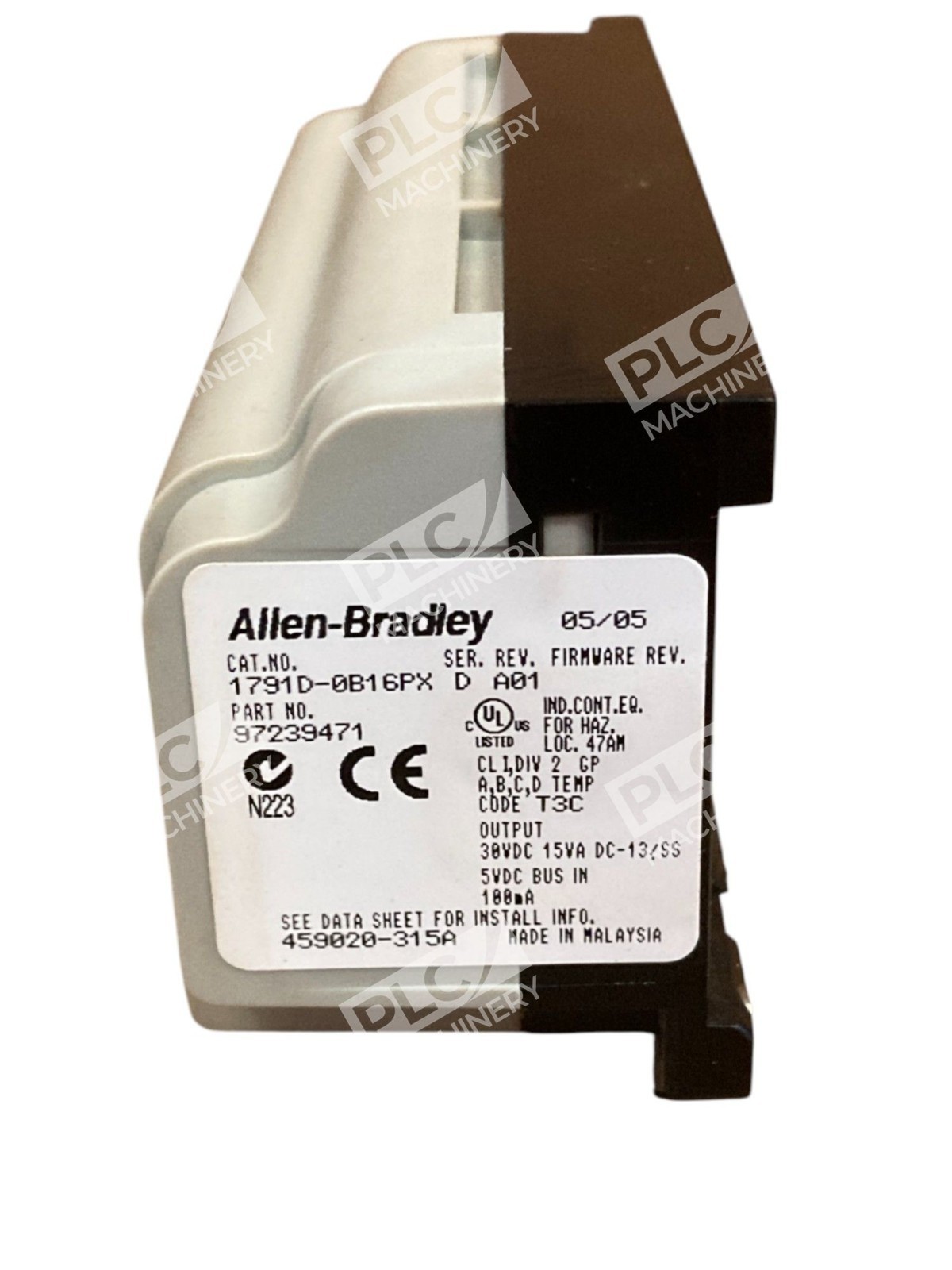 Allen Bradley AB 97239471 Compact Block I/O 1791D-0B16PX /D