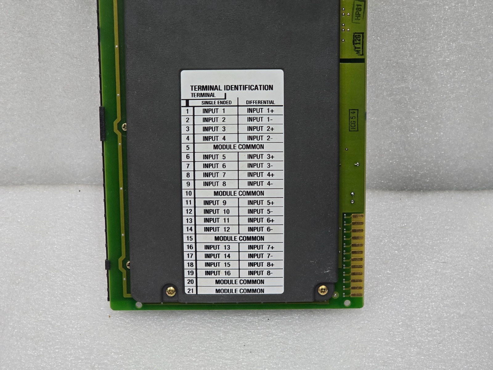 Allen-Bradley 1771-IFE/C Analog Input Module 12-Bit Rev G03 Series C