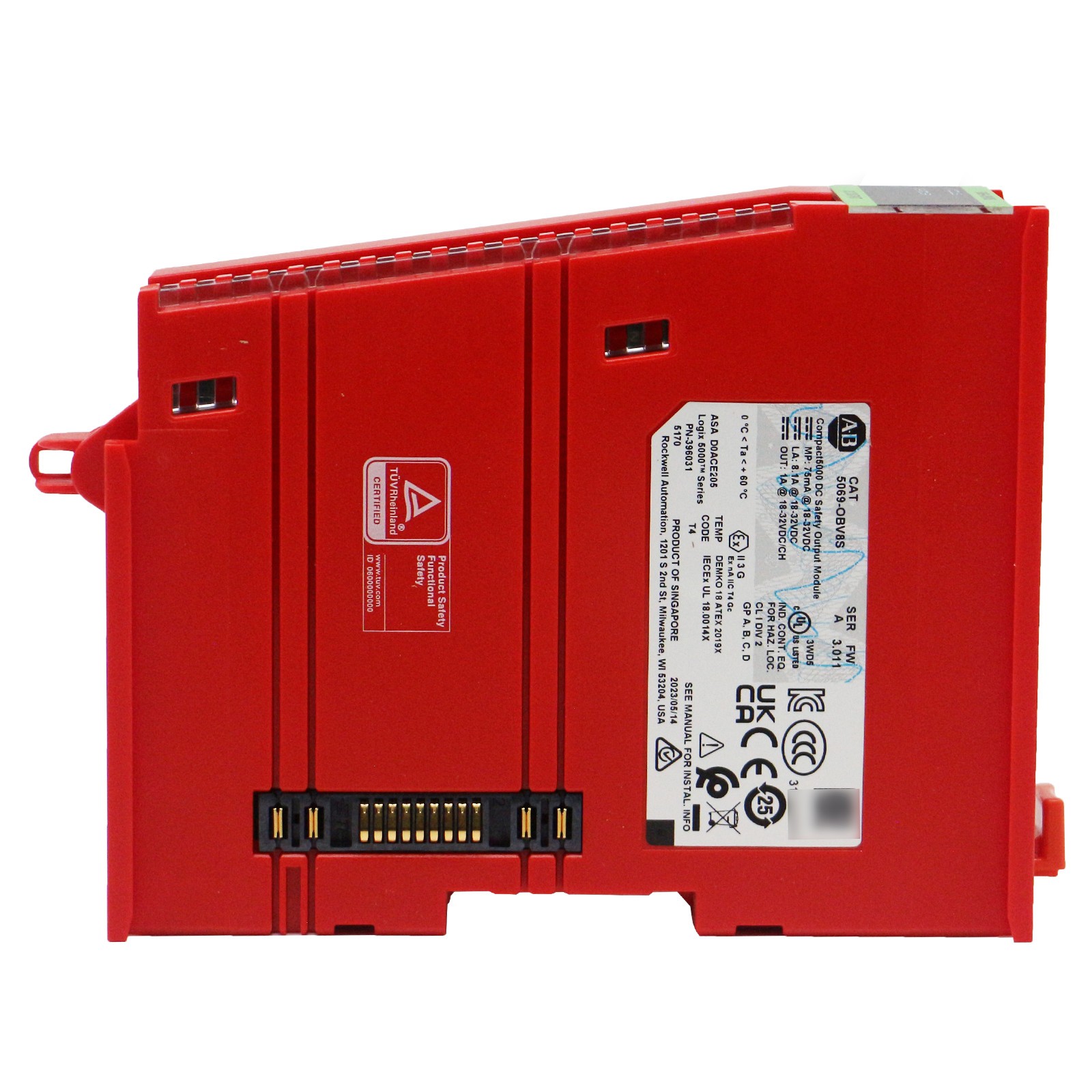 New Factory Sealed AB 5069-OBV8S A Compact5000 DC Safety Output Module 5069OBV8S