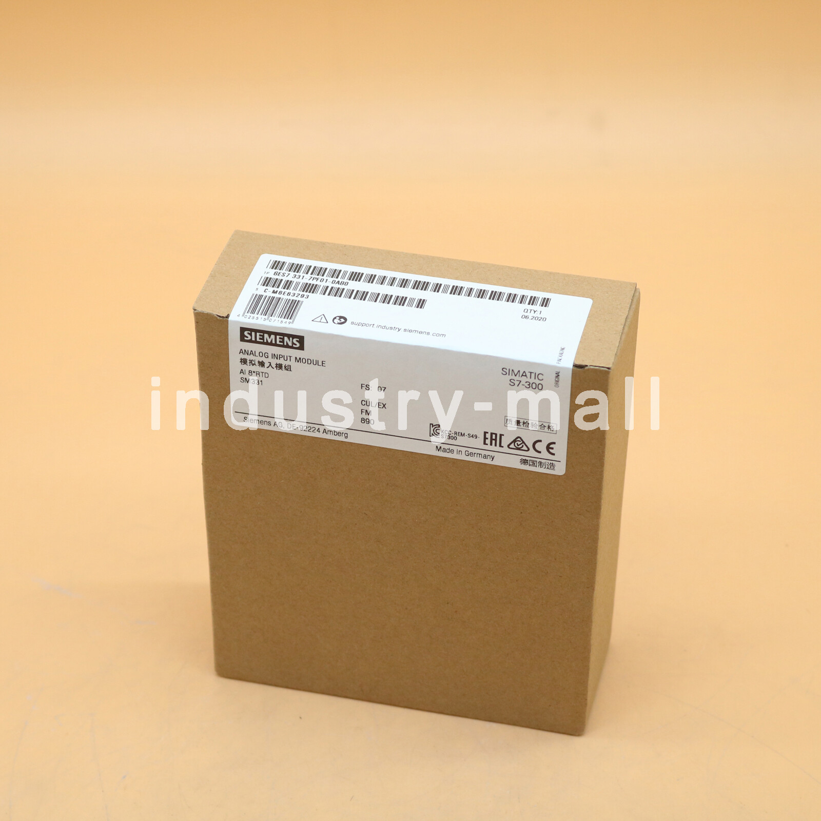 New IN BOX Siemens Analog input module 6ES7 331-7PF01-0AB0 1 year warranty