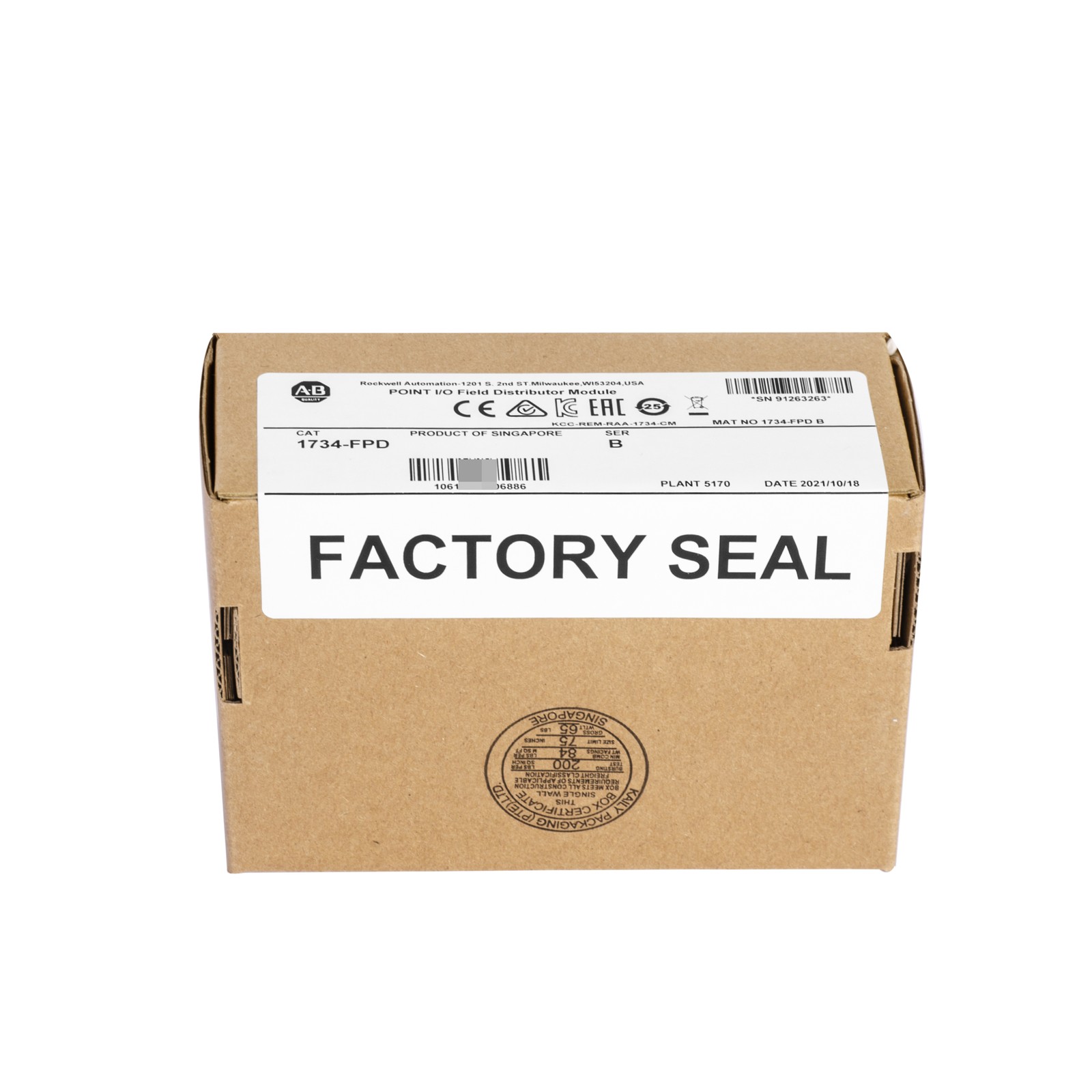 New PLC AB 1734-FPD AB POINT I/O Field Distributor Module US Free Tax
