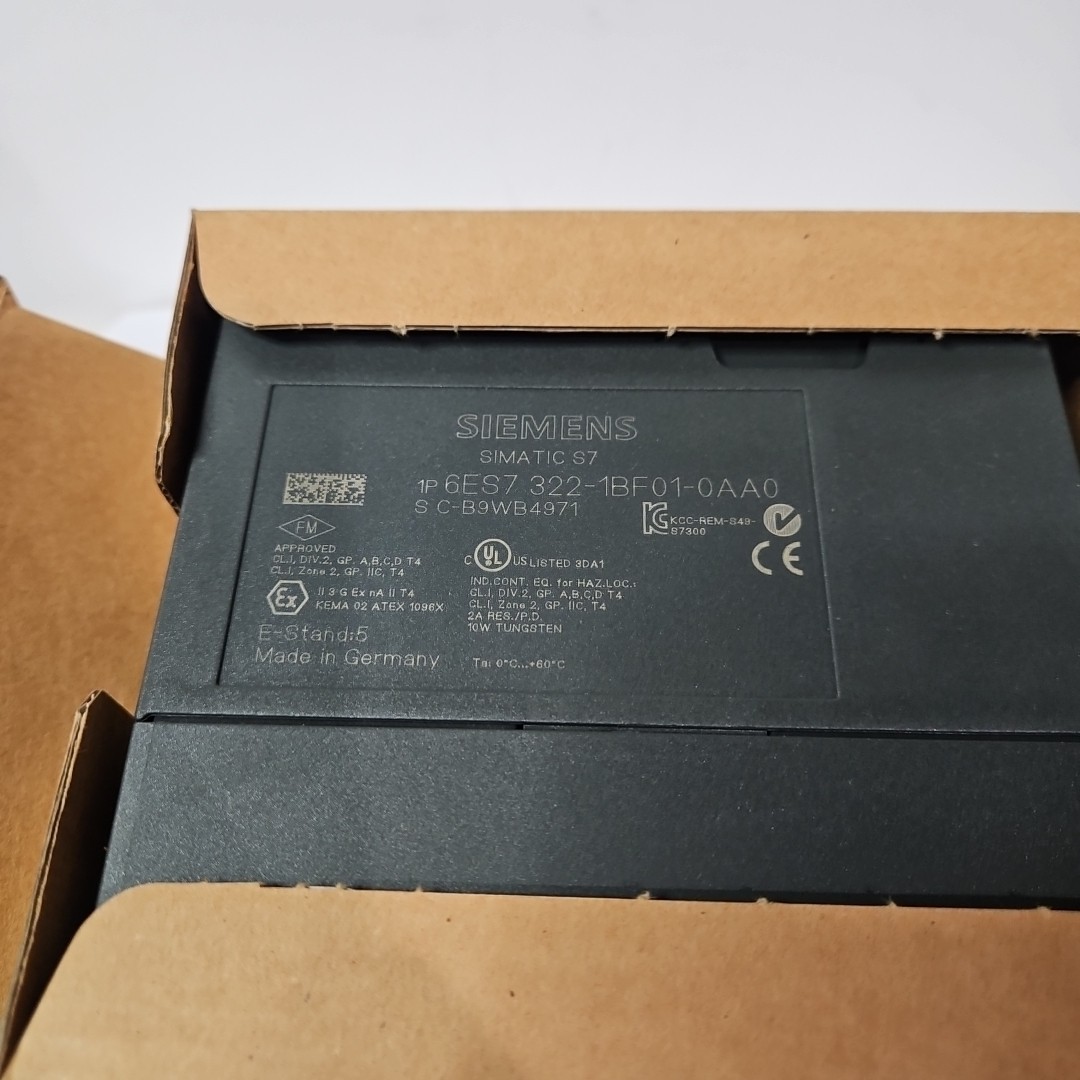 New Siemens SIMATIC S7 6ES7 322-1BF01-0AA0 Input I/O PLC Input Module NOS Box