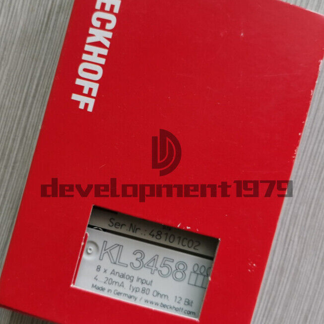 A New Beckhoff KL3458 Plc Module