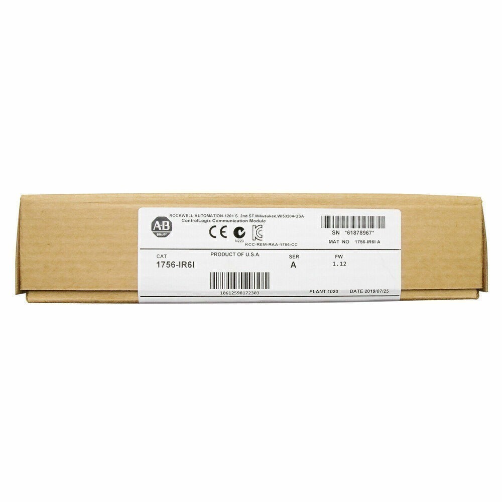 New AB 1756-IR6I / A ControlLogix 6 Pt Isolated RTD In Module 1756IR6I