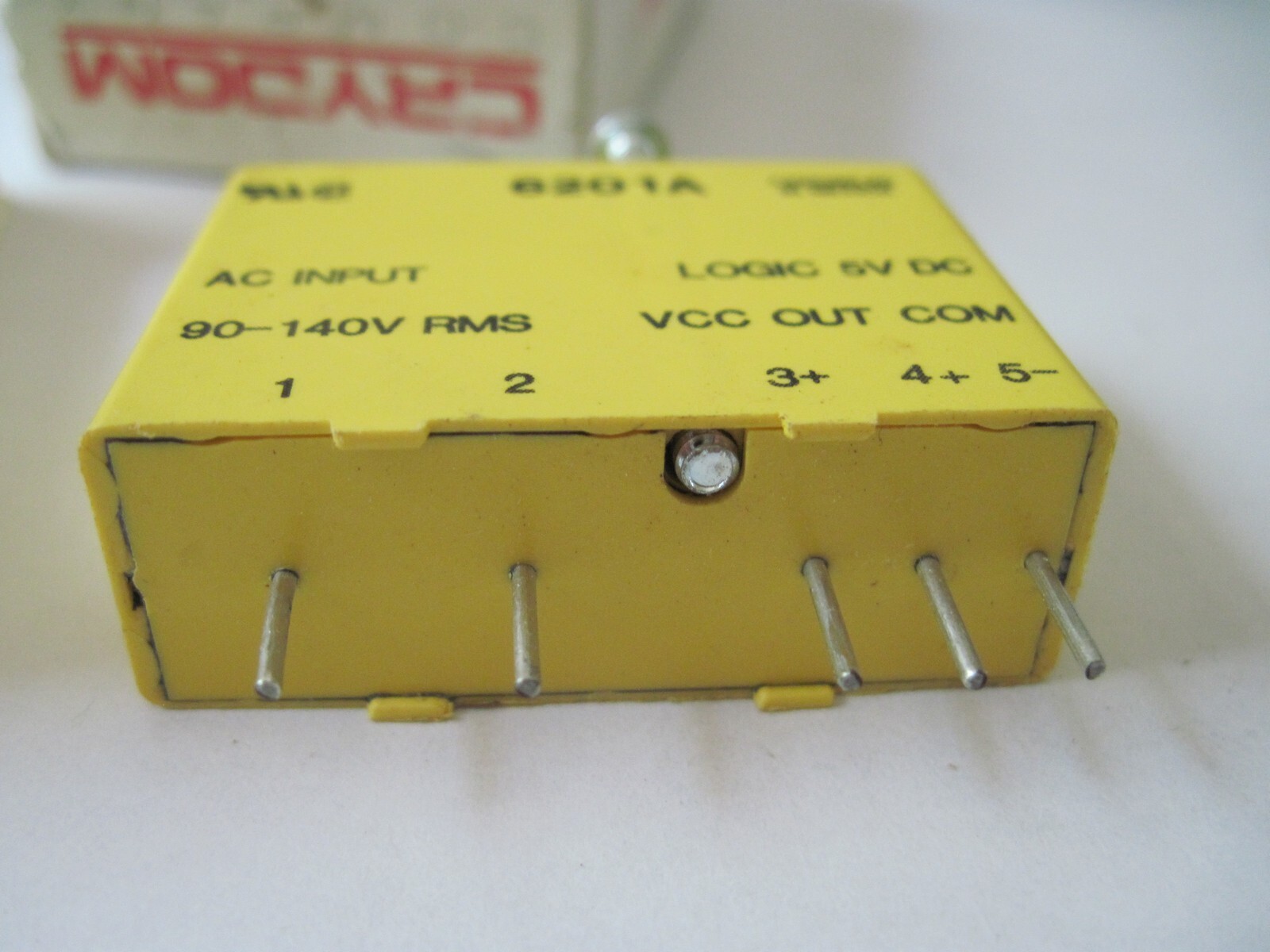 Crydom 6201A Input / Output Module 90-140VAC In, 5VDC Out, NOS