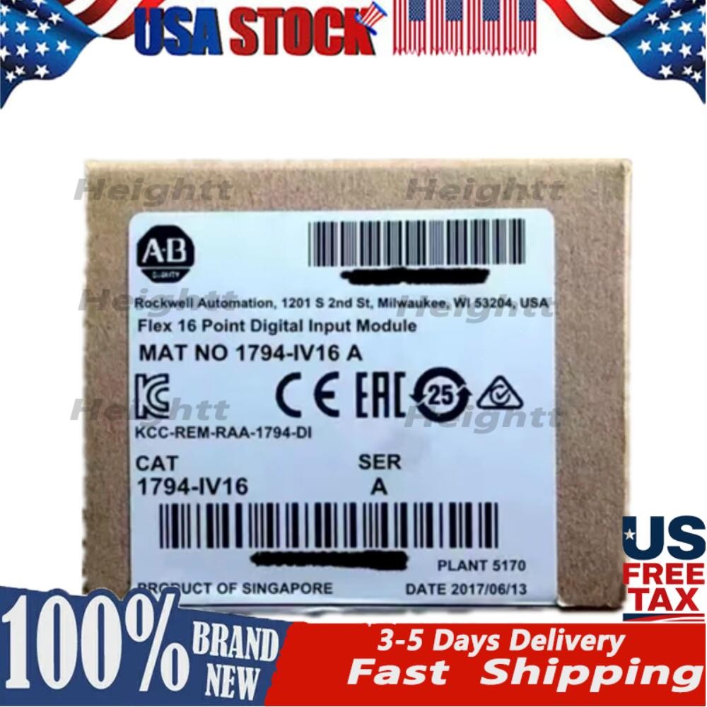 New Factory Sealed AB 1794-IV16 Flex 16 Pt Digital Input Module US Free Tax