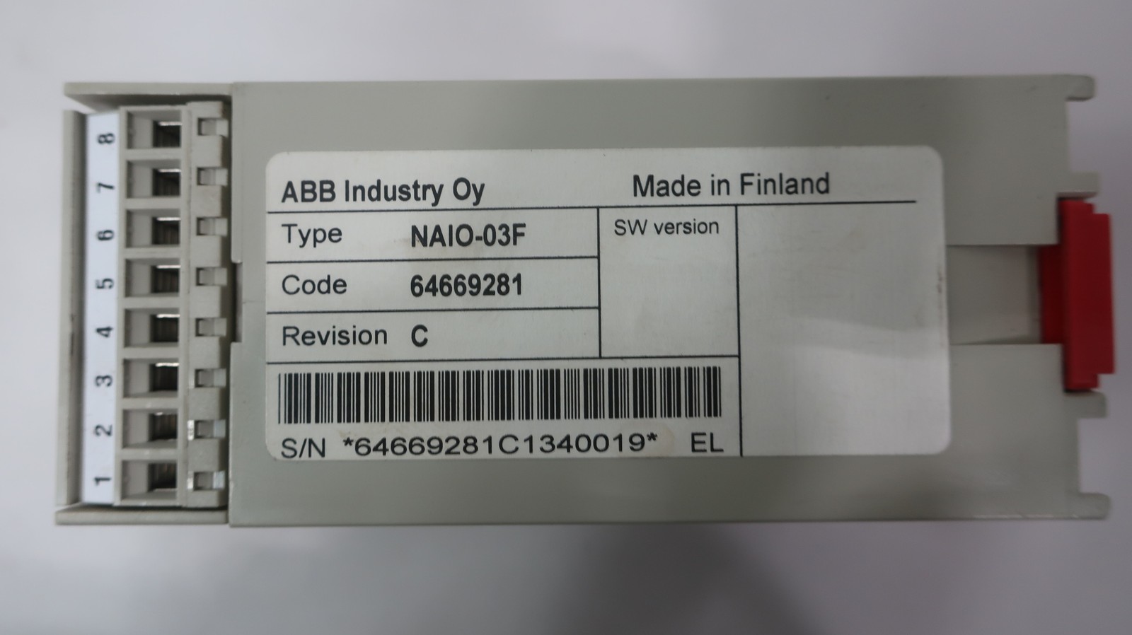 Abb NAIO-03F Analogue I/o Extenstion Module 24v-dc