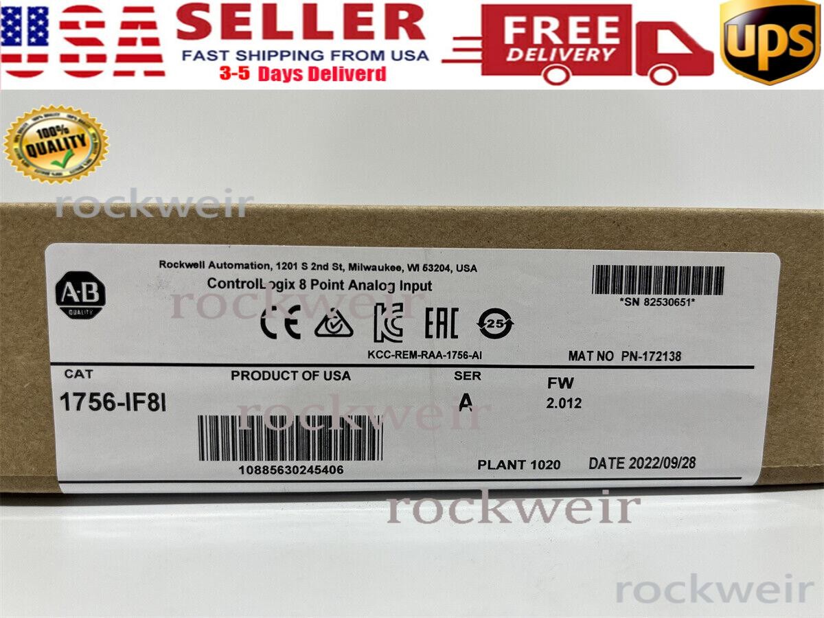 New Allen-Bradley 1756-IF8I ControlLogix Analog Input Module AB 1756IF8I In US
