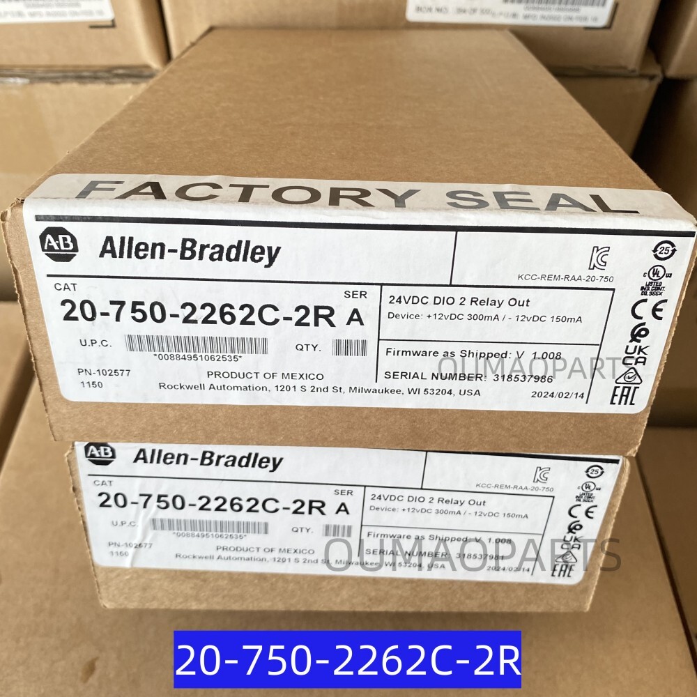 New 20-750-2262C-2R US 207502262C2R PowerFlex 750 24V DC IO Option Module TX