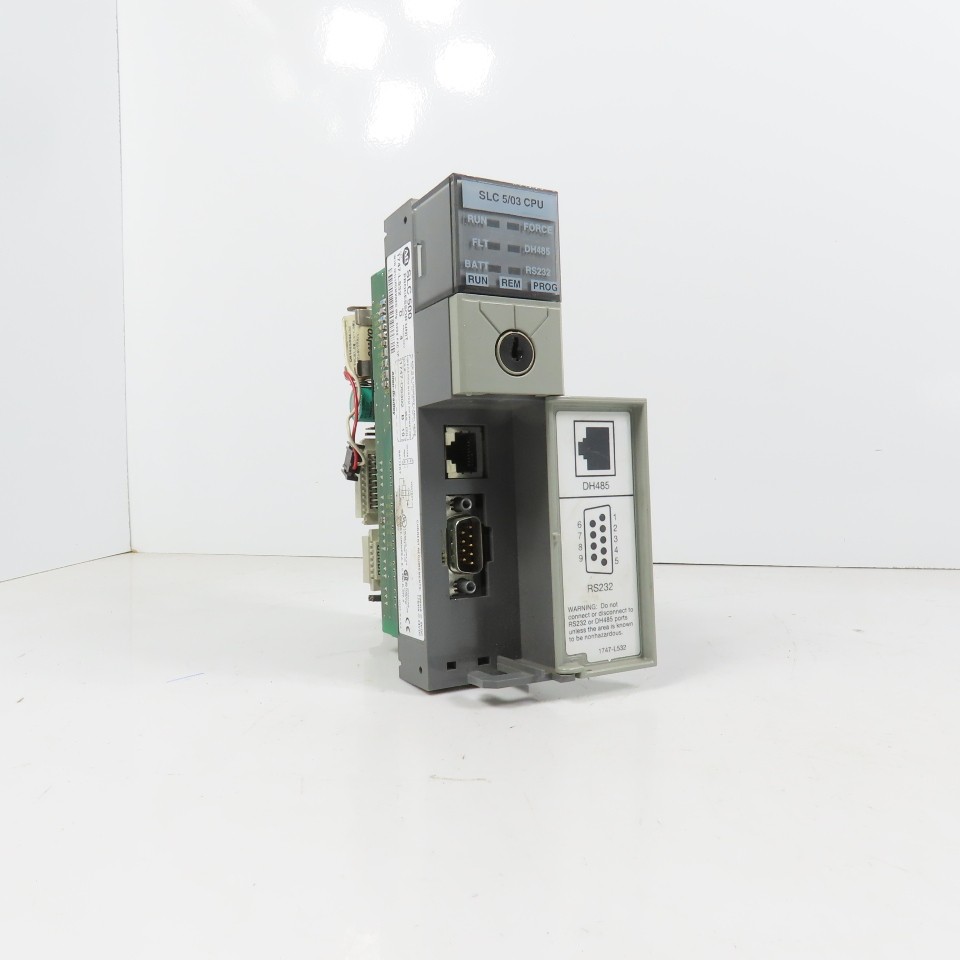 Allen Bradley 1747-L532 Ser D Rev 4 SLC 500 5/03 CPU Processor 1747-OS302 FRN 10