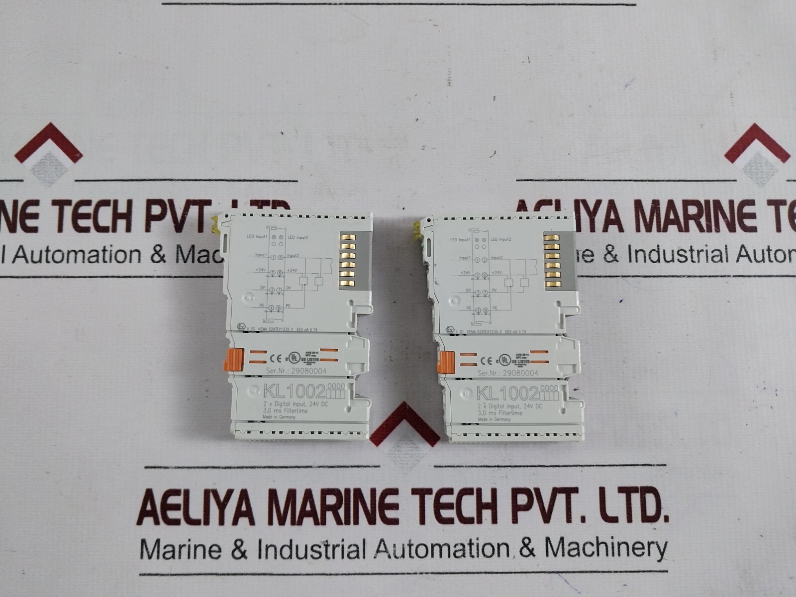 TRS KL1002 2-channel Digital Input Module 24VDC KEMA 02ATX1235X