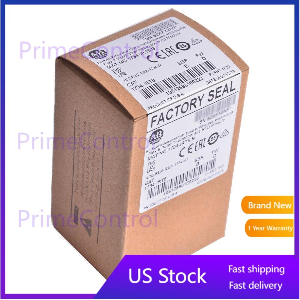 NEW Sealed Allen-Bradley Flex 8 Point Thermocouple RTD Module 1794-IRT8