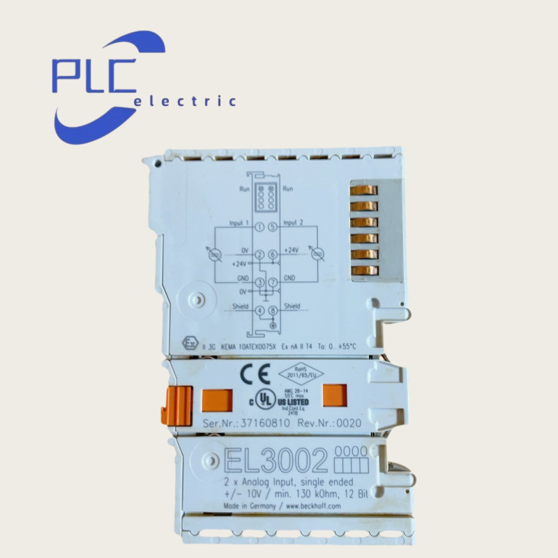 1PCS New EL3002 Beckhoff Terminal Module 2Channels Input 10V 12-bit Single-ended
