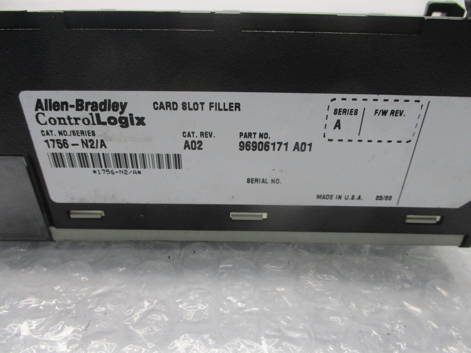 ALLEN BRADLEY 1756-N2/A SER.A MODULE NSNP