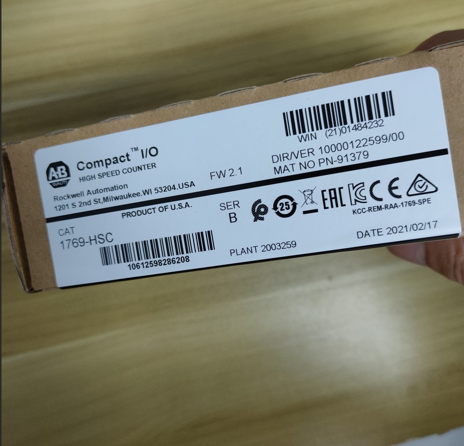 New Factory Sealed AB 1769-HSC CompactLogix High-Speed Counter Module 1769HSC US