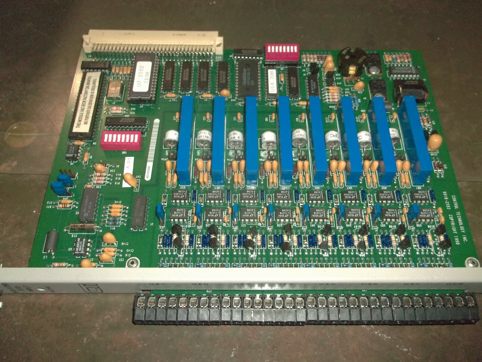 CONTROL TECHNOLOGY CTI 8 CHANNEL ISOLATED RTD INPUT 901B-2552 (674)