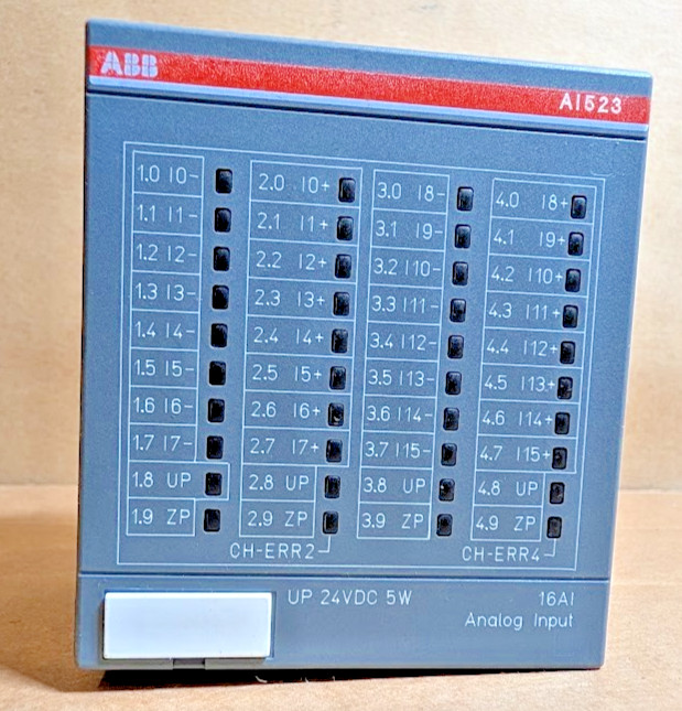 ABB AI523 Analog Input Module 1SAP250300R0001, 16 Point, U, I, RTD, DI (New NB)
