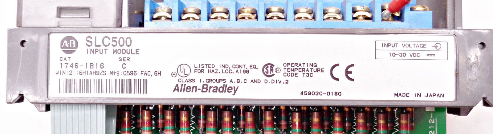 LOT OF 4 ALLEN BRADLEY 1746-IB16 /C SERIES C SLC 500 INPUT MODULE *QUANTITY*