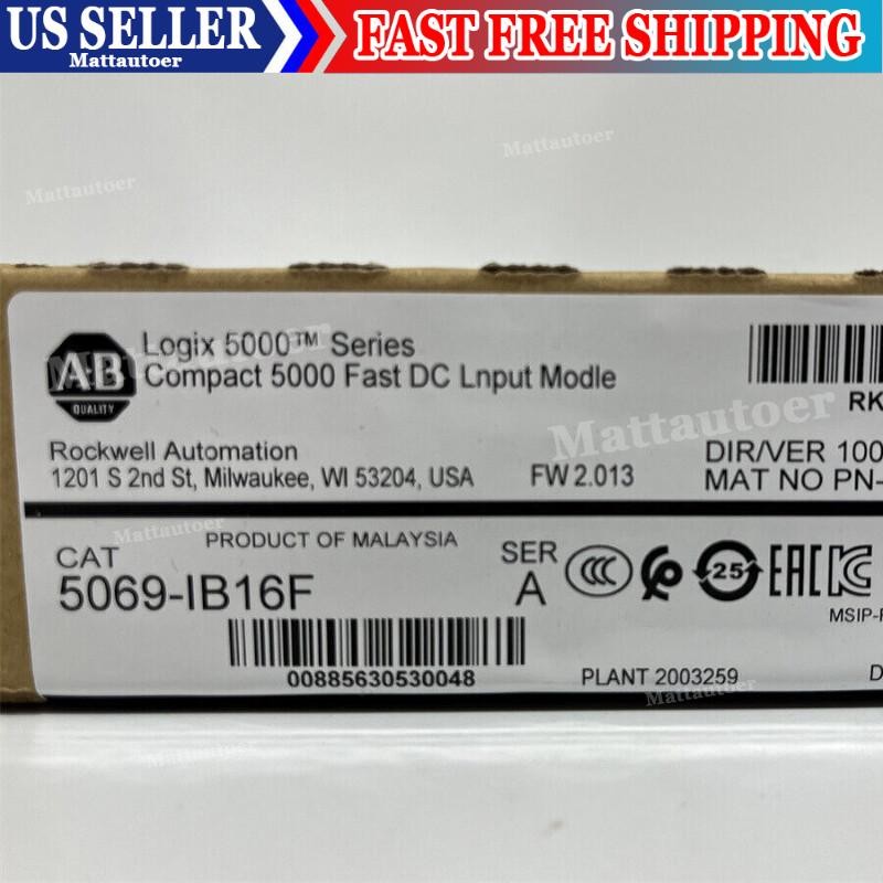 New Sealed Allen-Bradley AB 5069-IB16F SER A Compact I/O Input Module