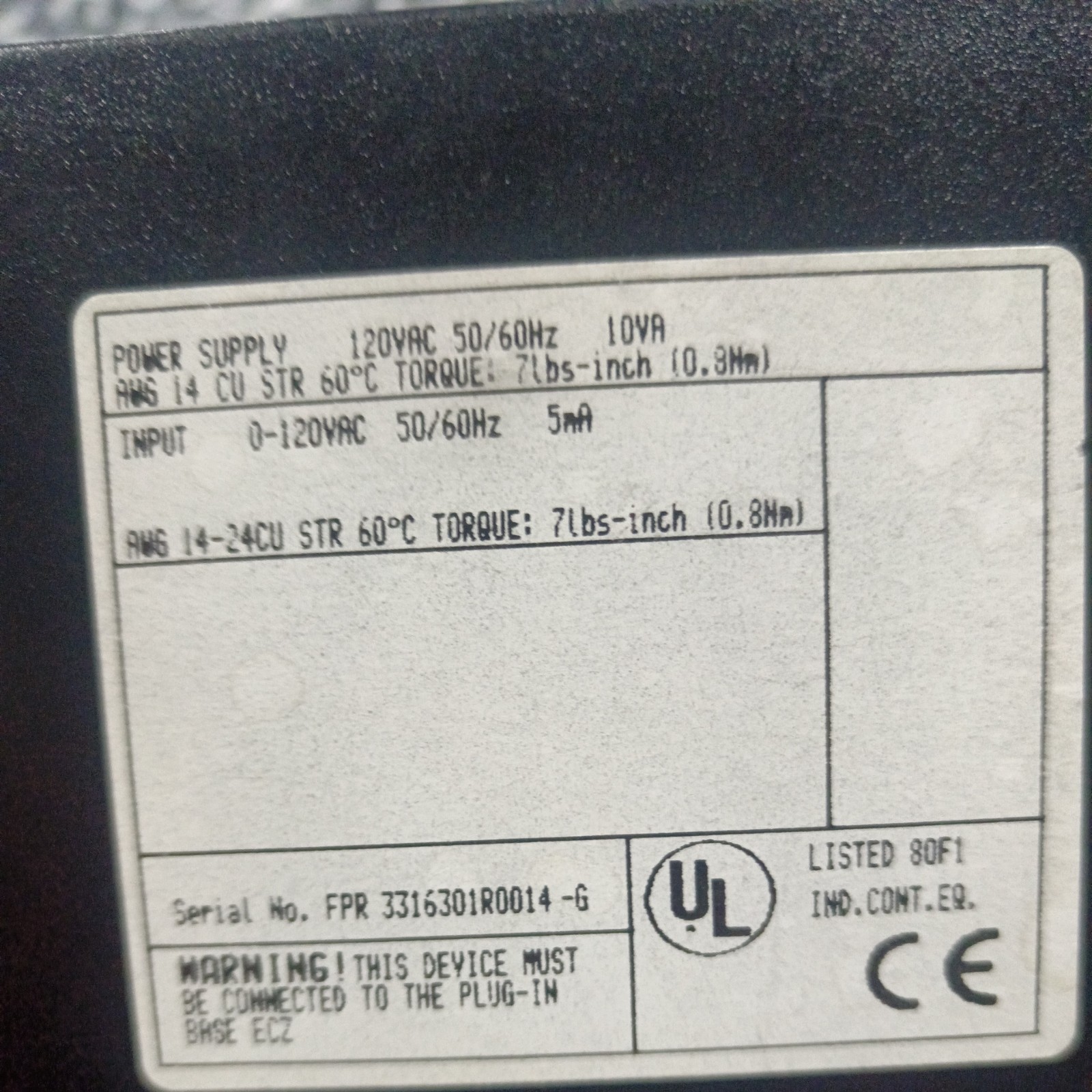 USED ABB ICSI08E3 Procontic CS 31 I/O Remote Unit