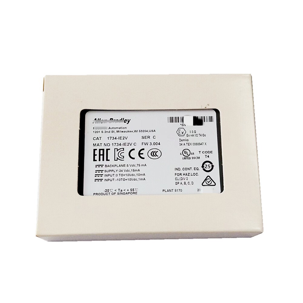 1734-IE2V AB I/O 2 Point Analog Input Module 1734IE2V Factory Sealed US Free Tax