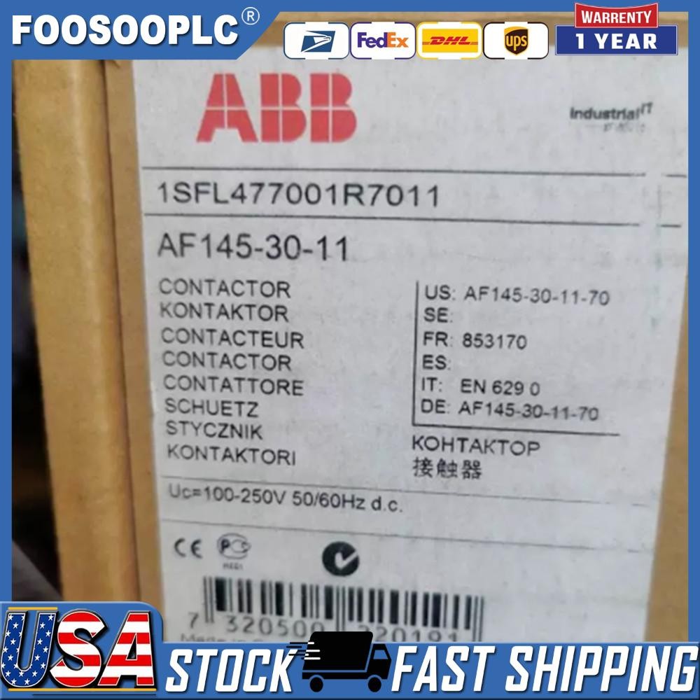 AF145-30-11 ABB Contactor 100-250V 20-60V 48-130V Fast Shipping US Free TAX