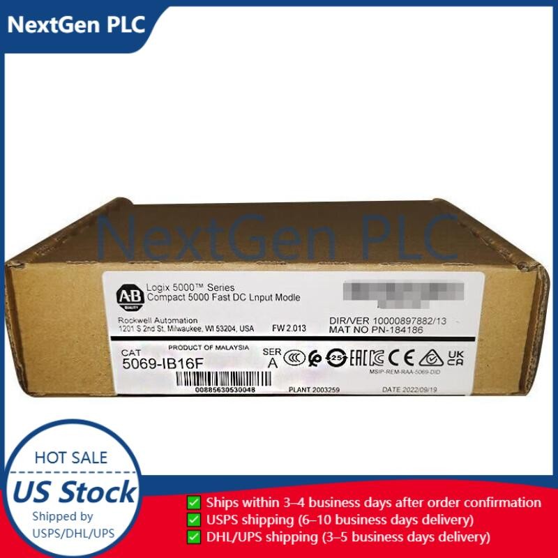 New Allen Bradley 5069-IB16F Compact I/O Input Module AB 5069IB16F US Free Tax