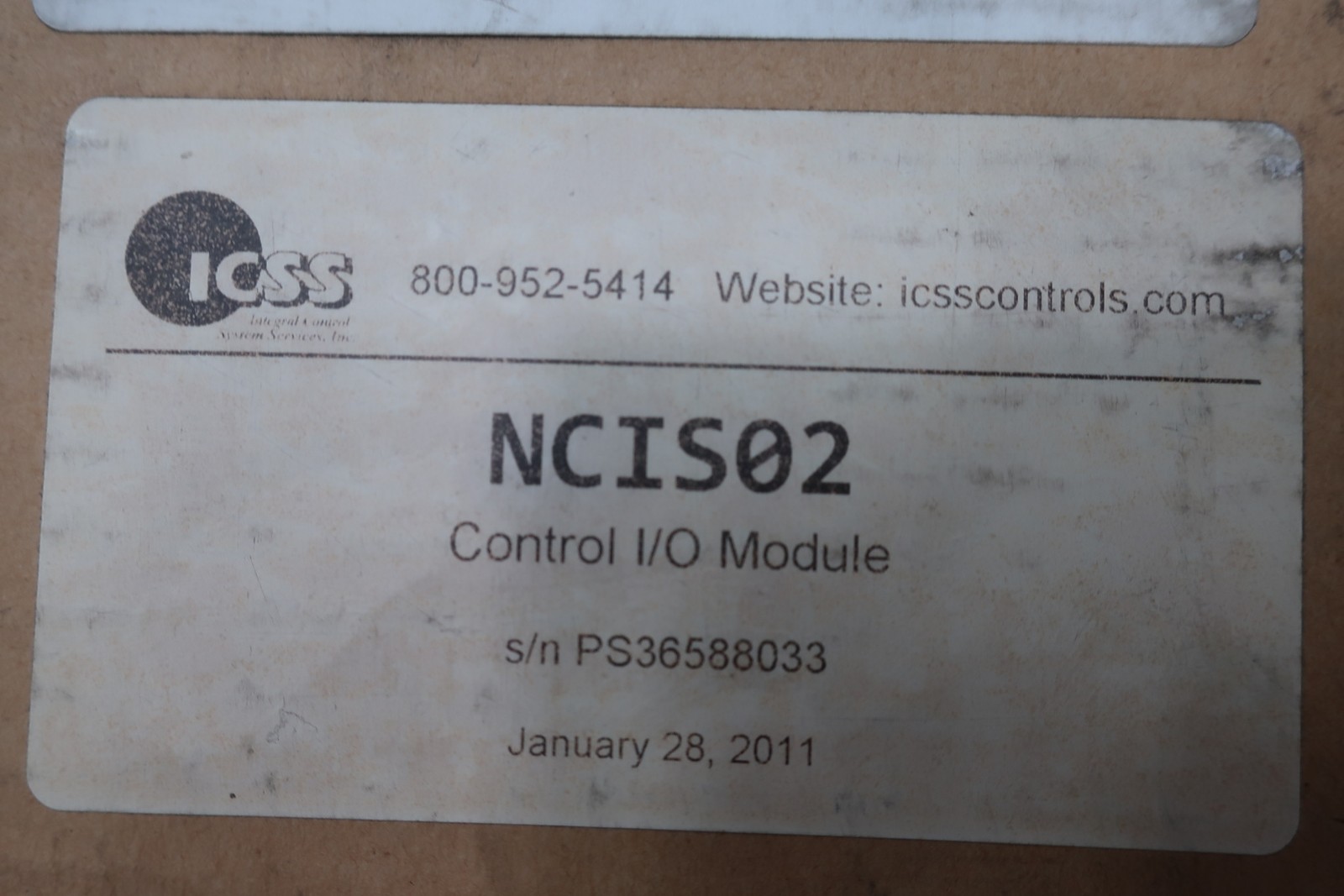 Abb NCIS02 Control I/o Module