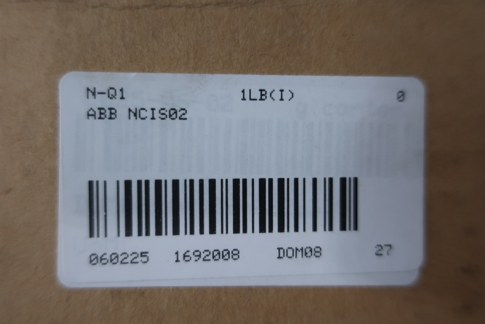 Abb NCIS02 Control I/o Module