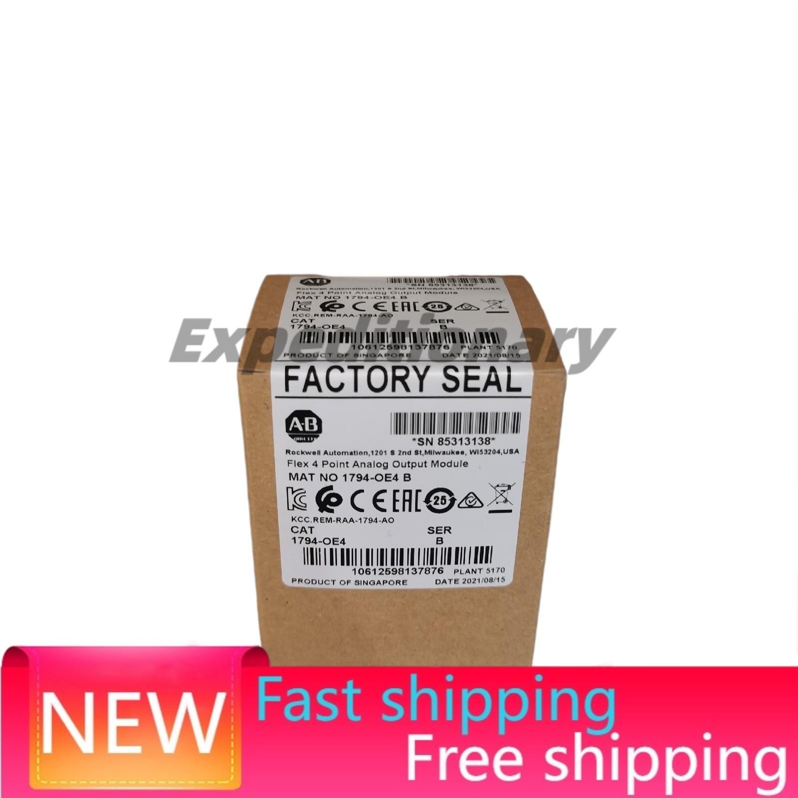 New Factory Sealed AB 1794-OE4 B Flex 4 Point Analog Output Module 1794OE4