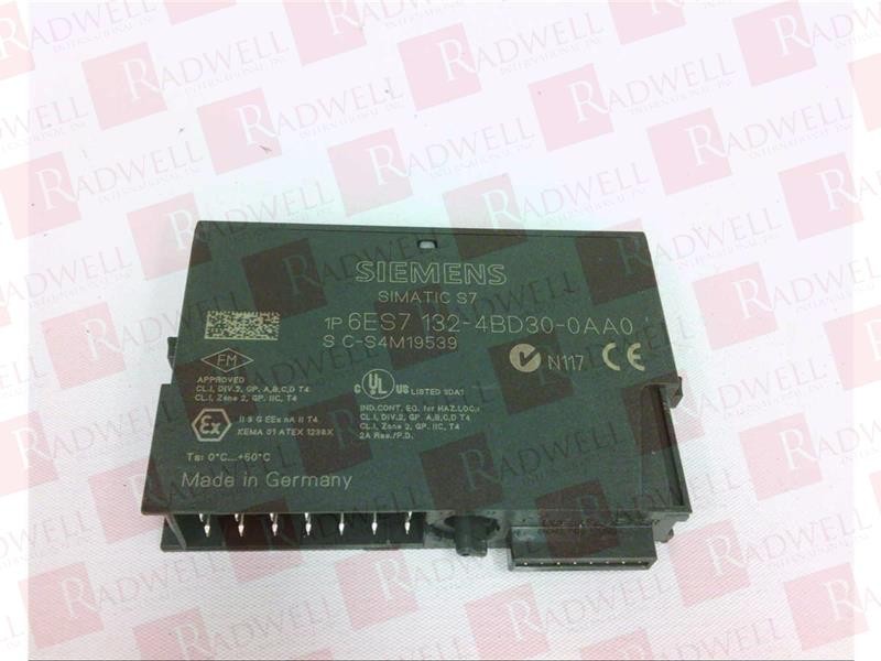 SIEMENS 6ES7132-4BD30-0AA0EACH / 6ES71324BD300AA0EACH (NEW NO BOX)