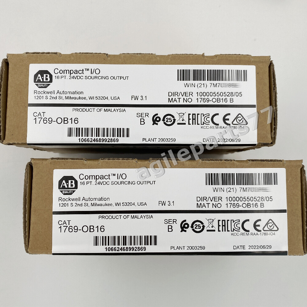 2022 NEW 1769-OB16 AB Compact I/O 16 Pt 24VDC SOURCING OUTPUT Module 1769OB16 TX