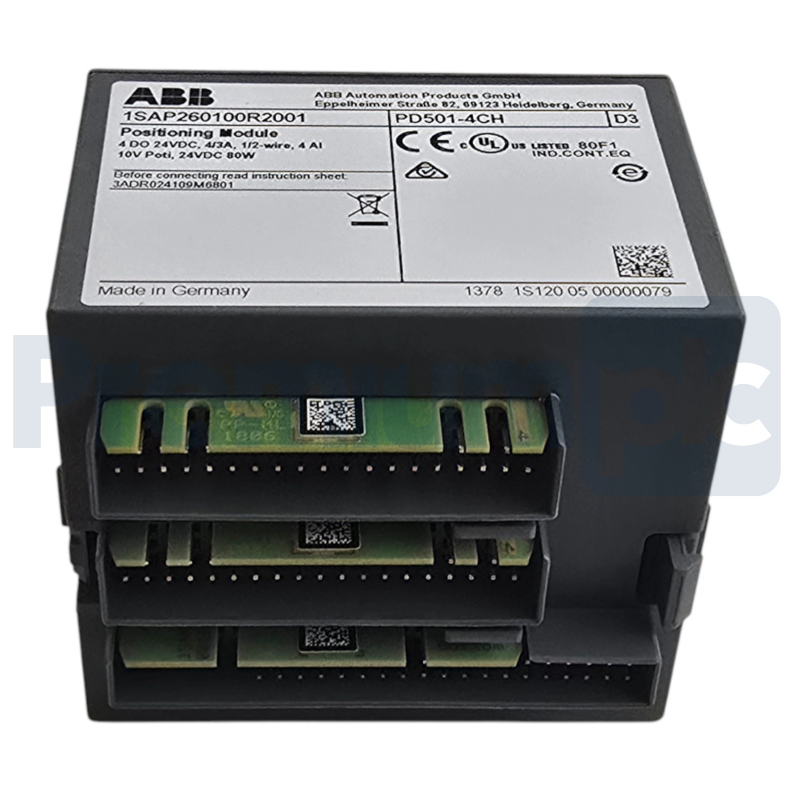 ABB PD501-4CH | 1SAP260100R2001 AC500 S500 I/O 4-Ch Positioning Module NSMP